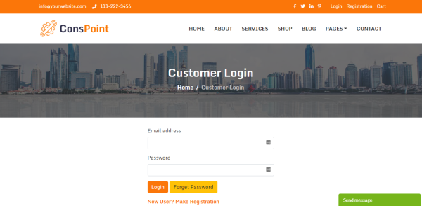 ConsPoint - Laravel Building and Construction CMS - Image 3