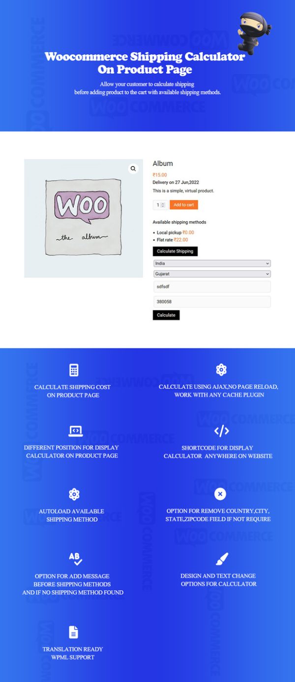 Woocommerce Shipping Cost Calculator On Product Page - Image 2